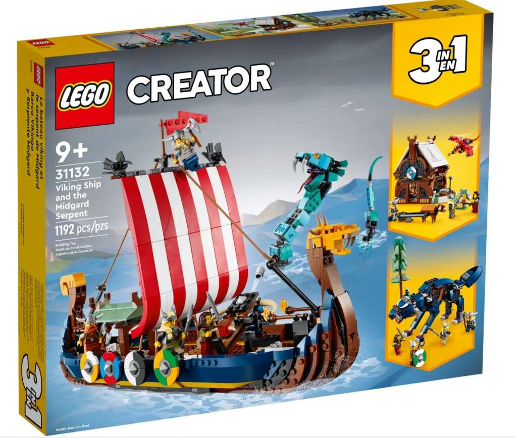 LEGO Creator Viking Ship & Midgard Serpent 31132