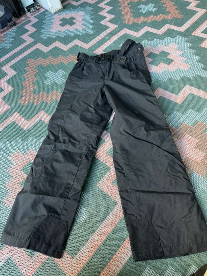 Marker Unisex Black Snow Pants XS