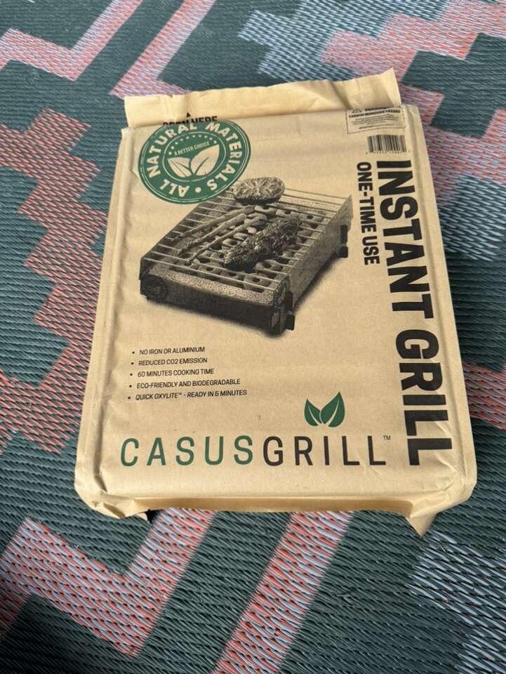 New! Biodegradable and Disposable Grill Camping