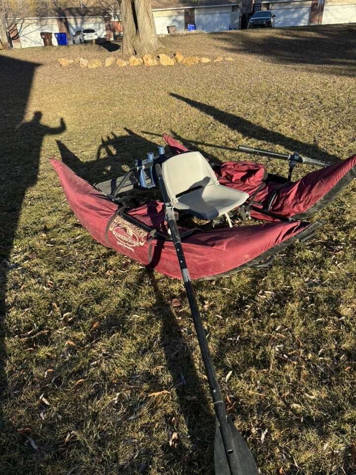Sportsman Warehouse Purple Pontoon Boat