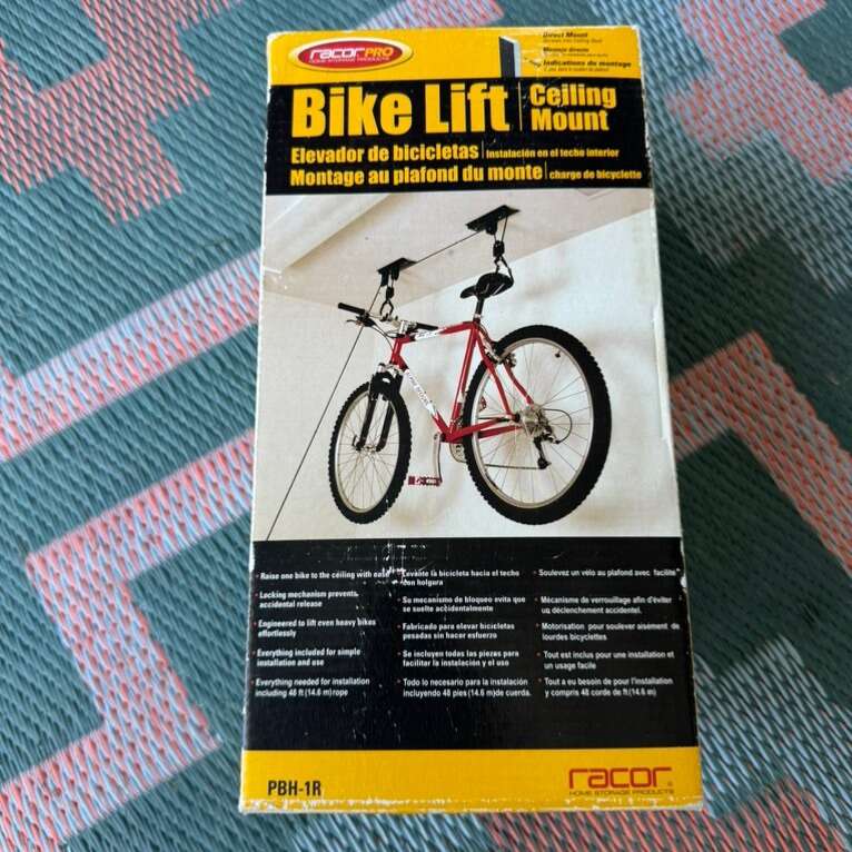 New! RACOR Prostor Bike Lift Ceiling Mount