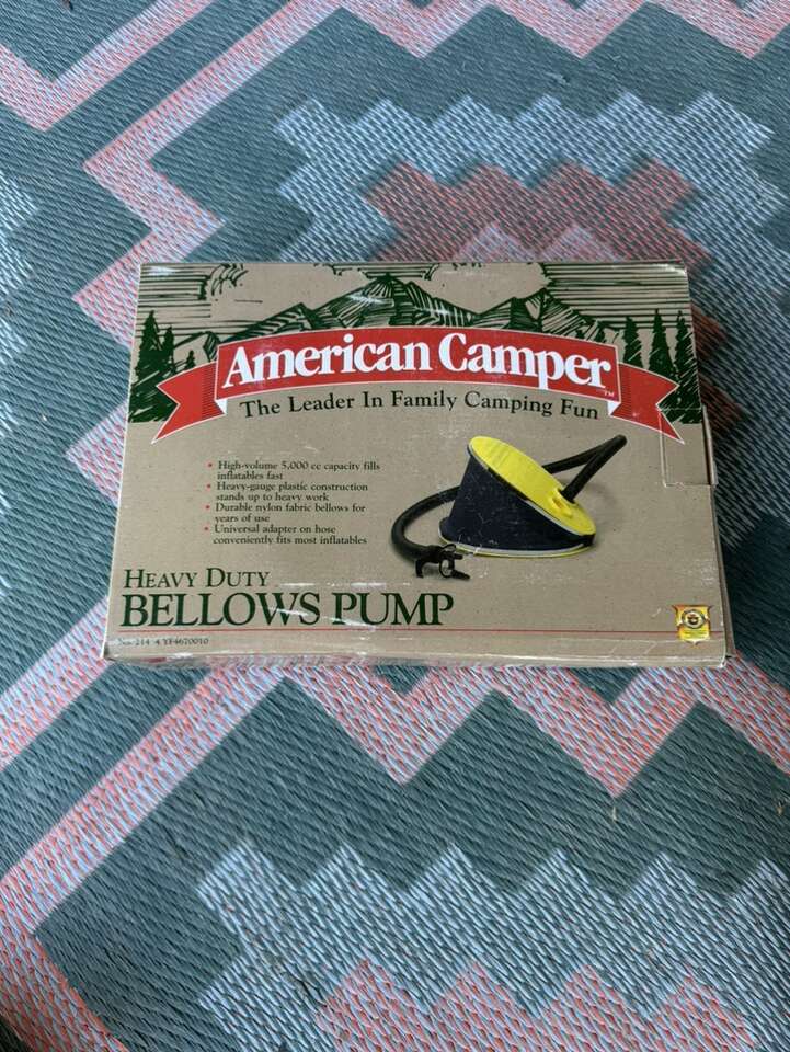 New! Heavy Duty Bellows Air Pump Camping Survival