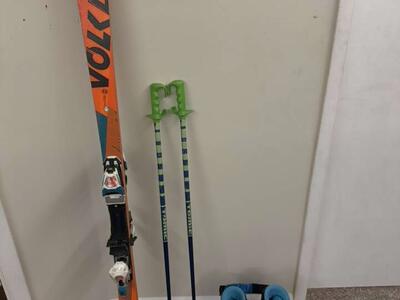 Volkl RaceTiger World Cup Speedwall Full Ski Set