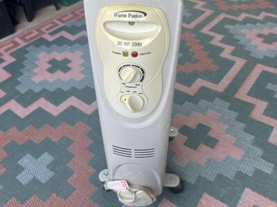 Warm Fusion Oil-filled Radiant Tower Indoor Heater