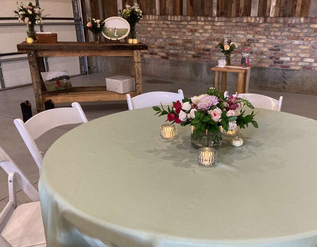 Beautiful Sage Green Tablecloths Weddings