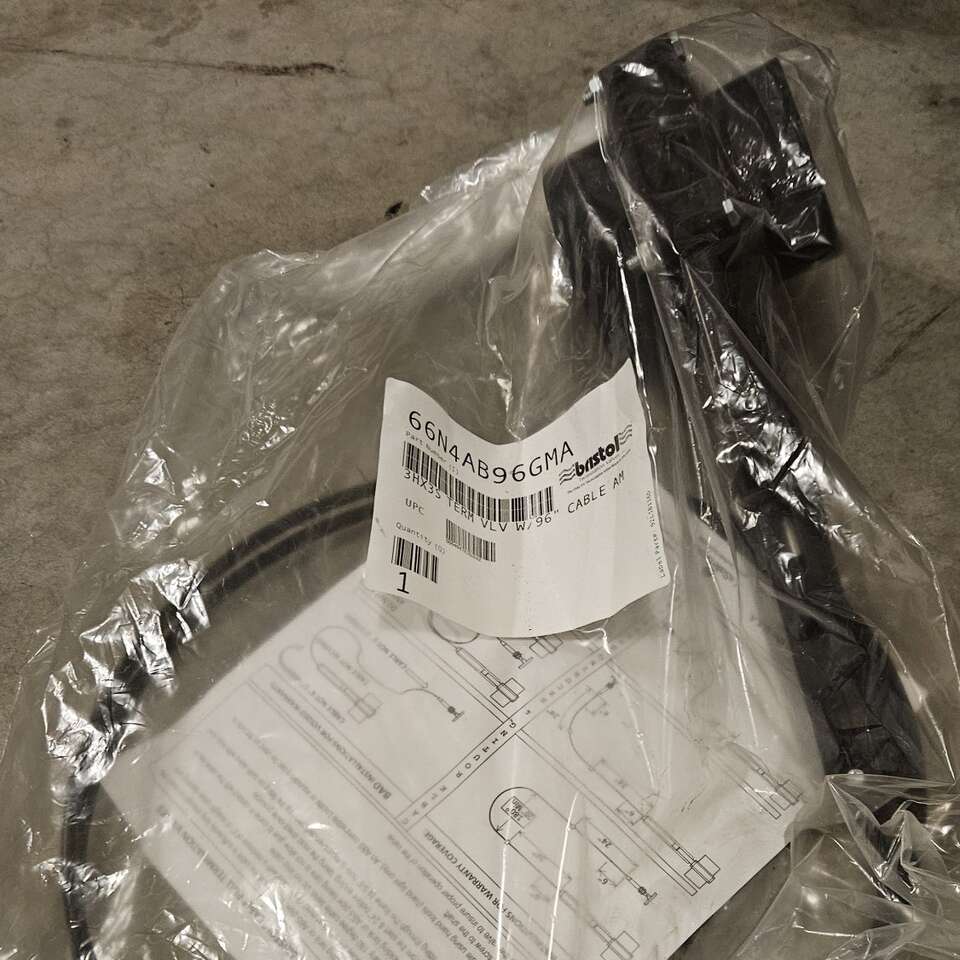 96 inch bristle cable 3inch valve