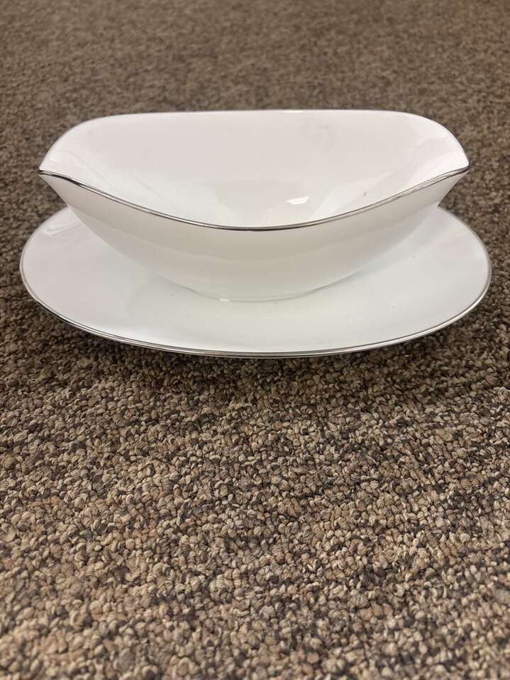 Noritake China White Gravy Bowl