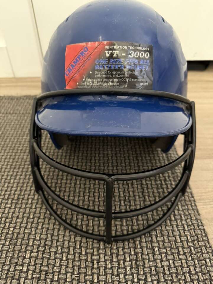 Champro VT-3000 Batting Helmet With Face Guard