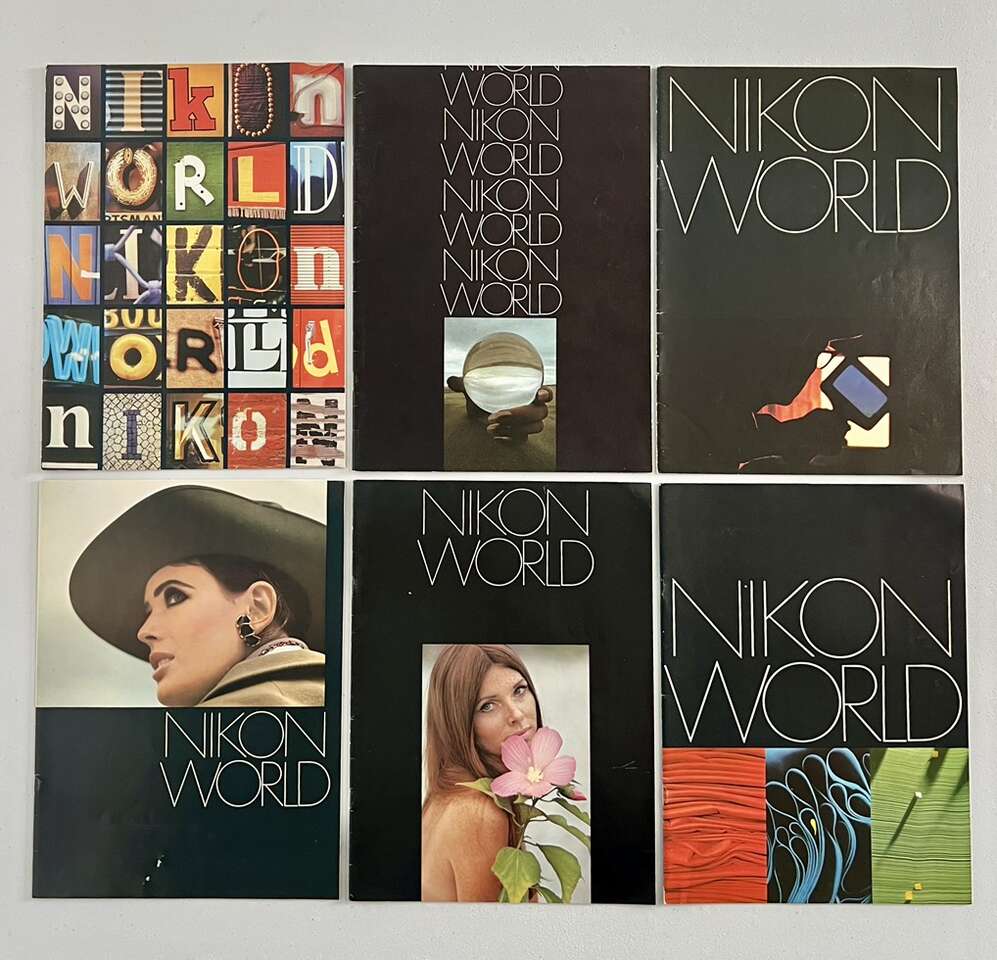 Nikon World Magazine, Lot of 6, 1967-1972