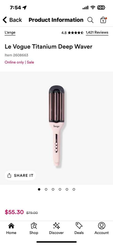 New Le Vogue Titanium Deep Waver