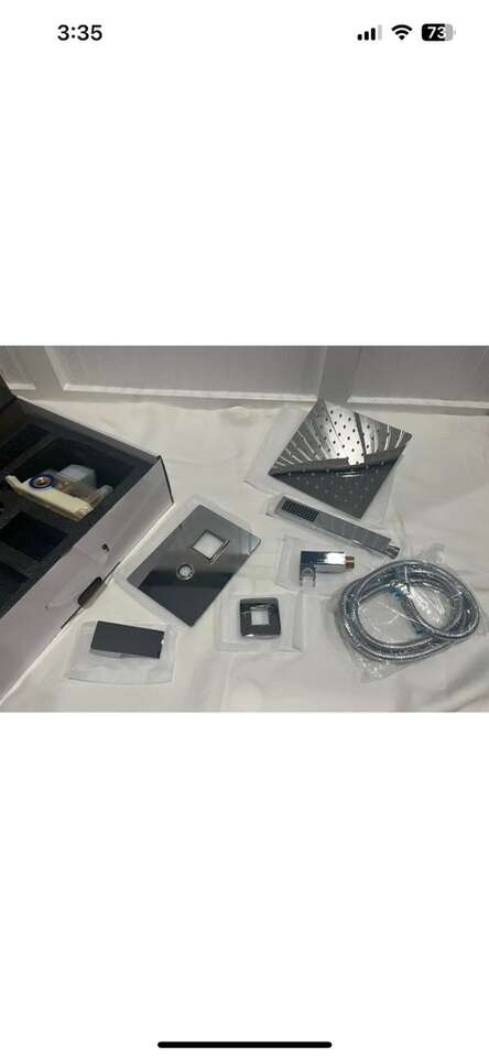 Sanitary Wares Chrome Square Showerhead