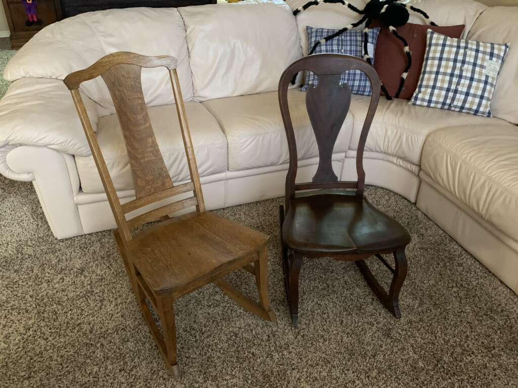 2 Nice Small Antique Rockers,