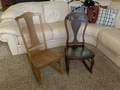 2 Nice Small Antique Rockers,