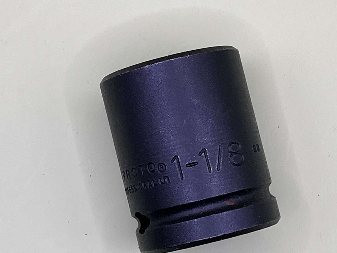 New Proto #07518, 1-1/8" standard impact socket 3/4" drive, 6pt.