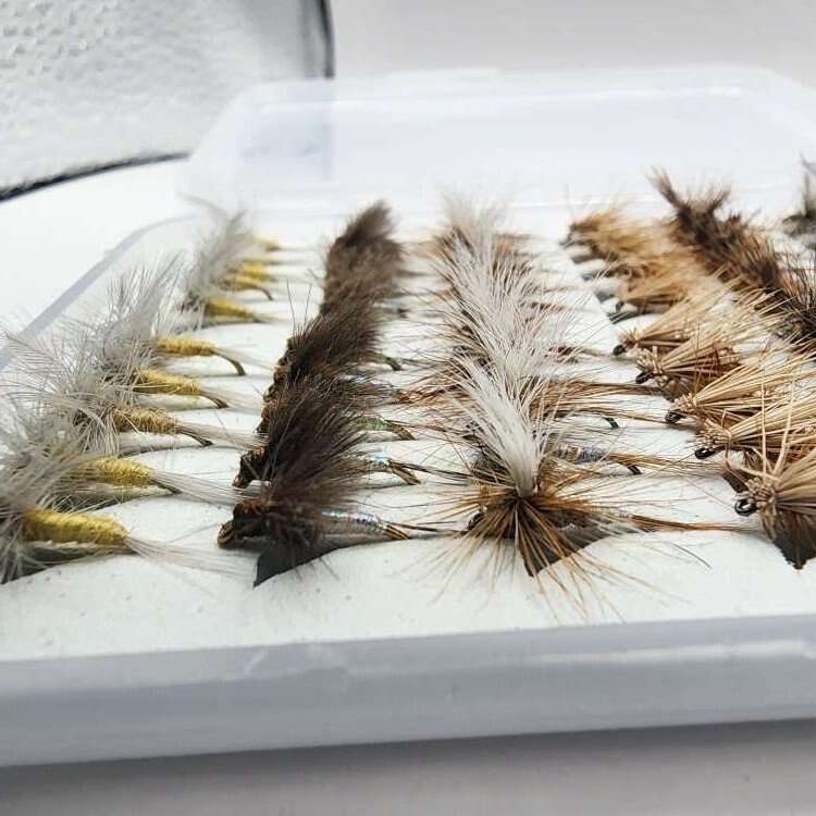 70 dry flies