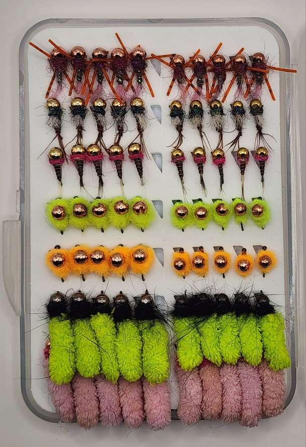 70 Euro Nymph flies