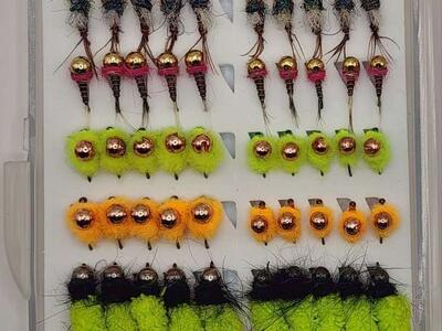 70 Euro Nymph flies