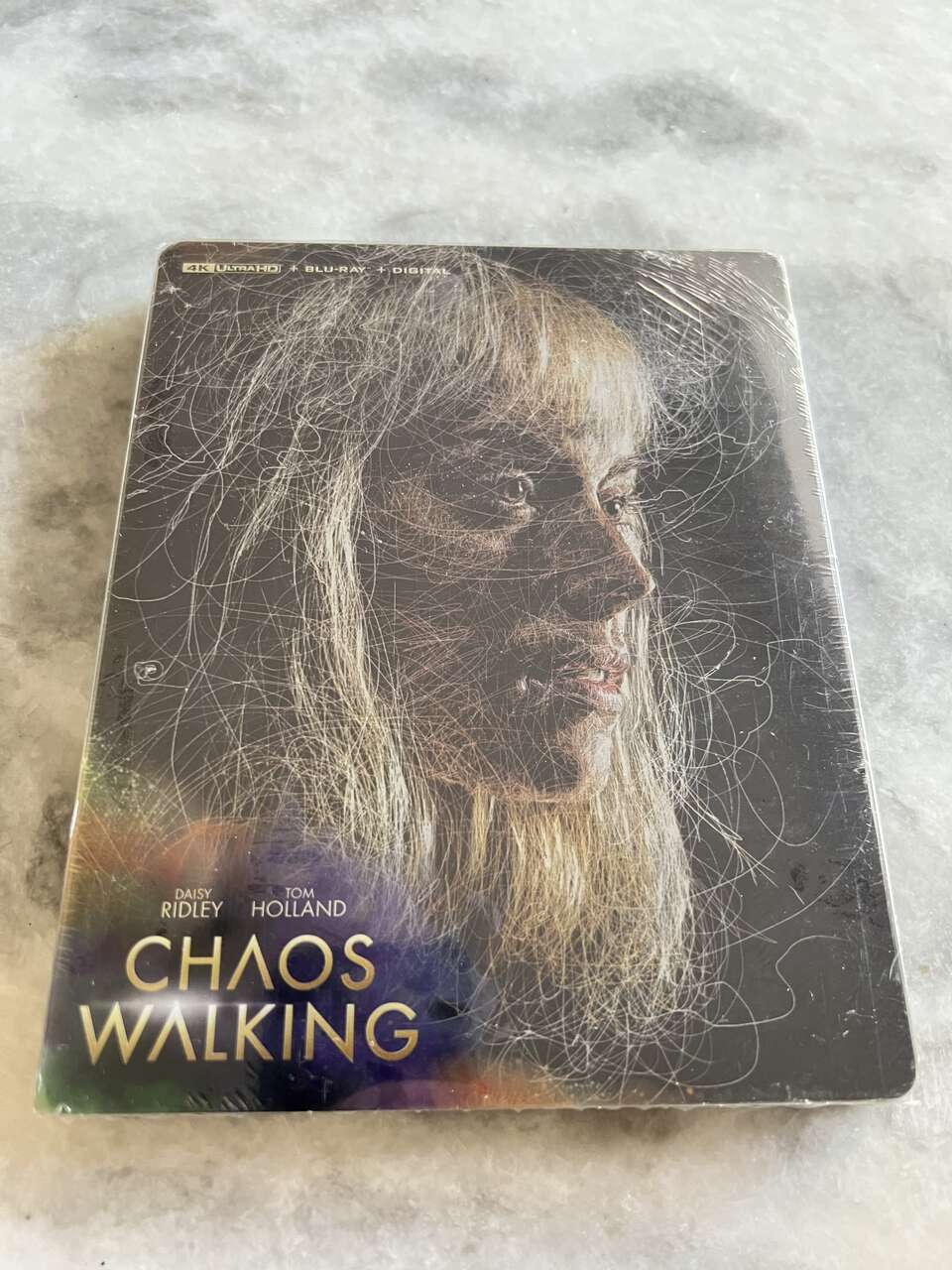 Chaos Walking - Steelbook (4K UHD + Blu-ray + Digital) New Factory Sealed Bluray Movie