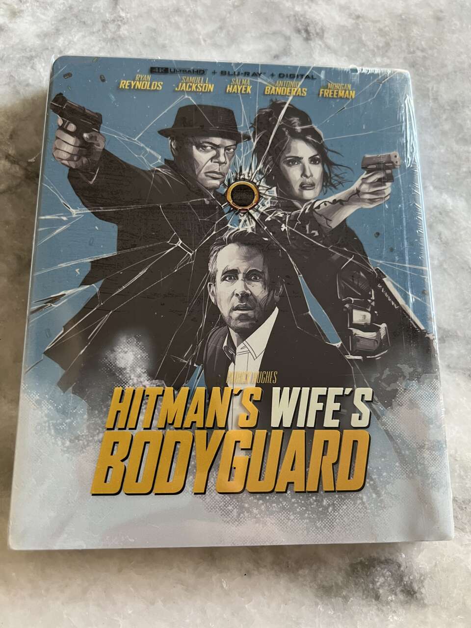 Hitman's Wife's Bodyguard - Steelbook (4K UHD + Blu-ray + Digital) New Factory Sealed Bluray Movie