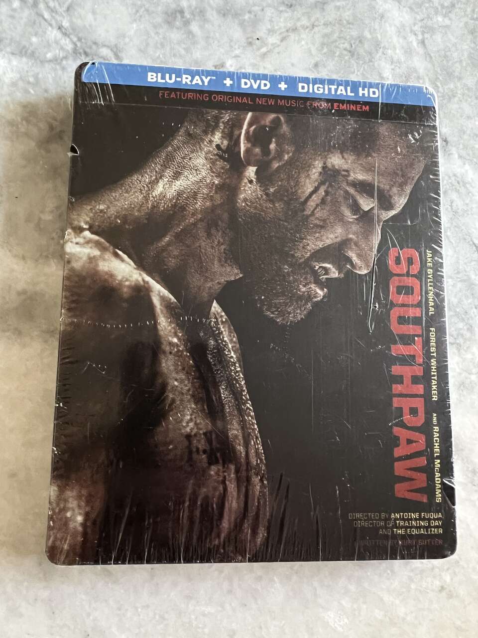 Southpaw - Steelbook (Blu-ray + DVD + Digital) New Factory Sealed Bluray Movie