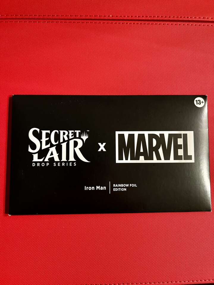 MTG Magic The Gathering Secret Lair Drop Marvel Iron Man Rainbow Foil Edition