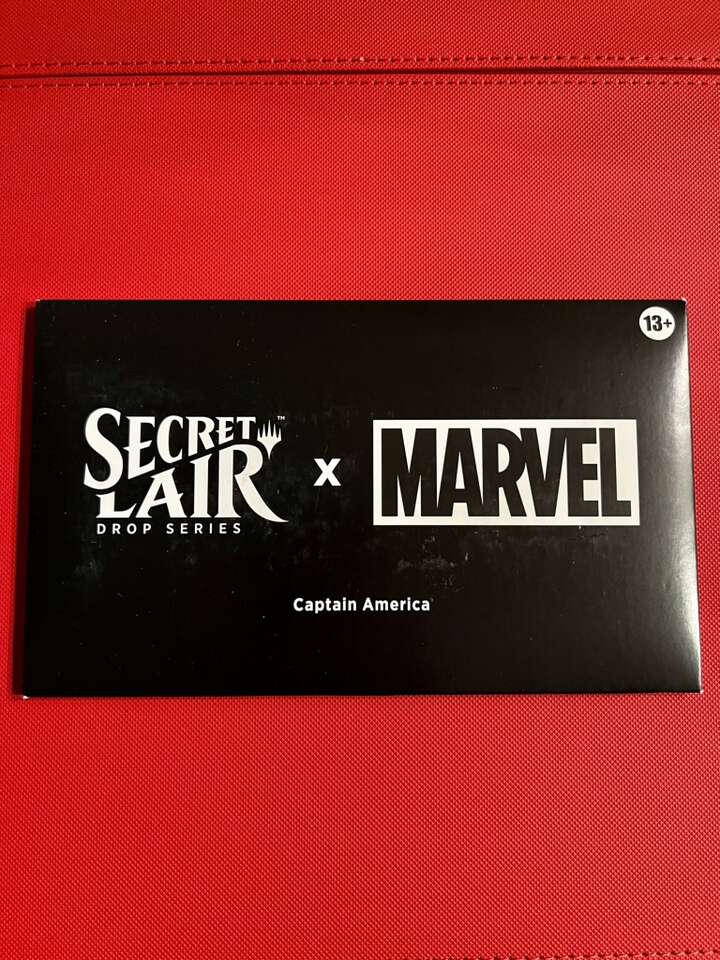 MTG Magic the Gathering Secret Lair Marvel Captain America Non-Foil Edition