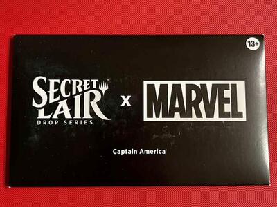 MTG Magic the Gathering Secret Lair Marvel Captain America Non-Foil Edition