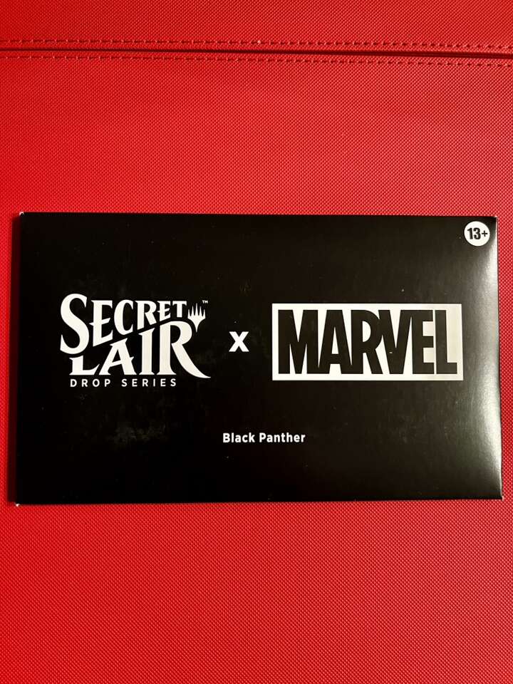 MTG Magic the Gathering Secret Lair Marvel Black Panther Non-Foil Edition