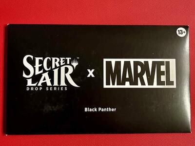 MTG Magic the Gathering Secret Lair Marvel Black Panther Non-Foil Edition
