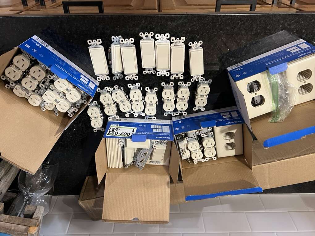 Electrical Outlets And Receptacles Almond Color