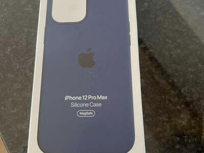 iPhone 12 Pro Max Authentic Navy Apple Silicone