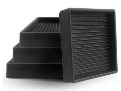 Furniture Non Slip Grip Rubber Pad Squares NIB