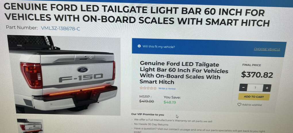 2021-2023 Ford F-150 LED Light Bar 60