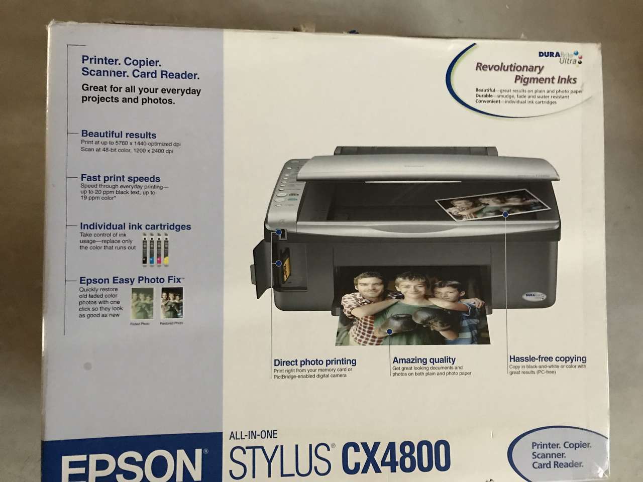Epson Stylus CX4800 Inkjet Printer Color