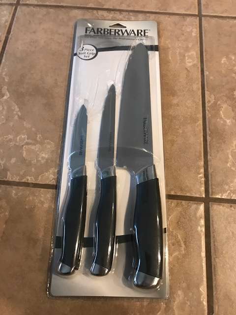 farberware knife set 3 pack