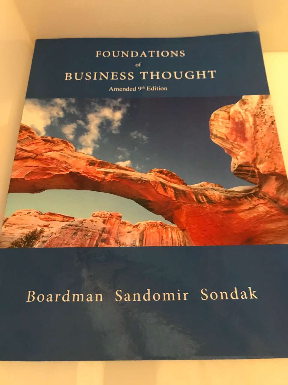 Foundations of Business Thought, Amended Ninth Edition