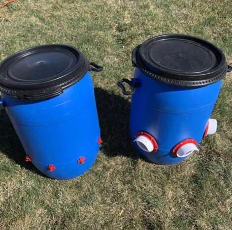 Chicken Feeders & Waterers. No Mess-No Waste!