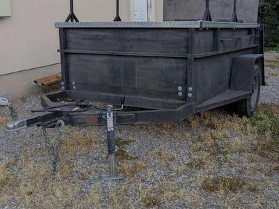 5x8 utility trailer with high sides