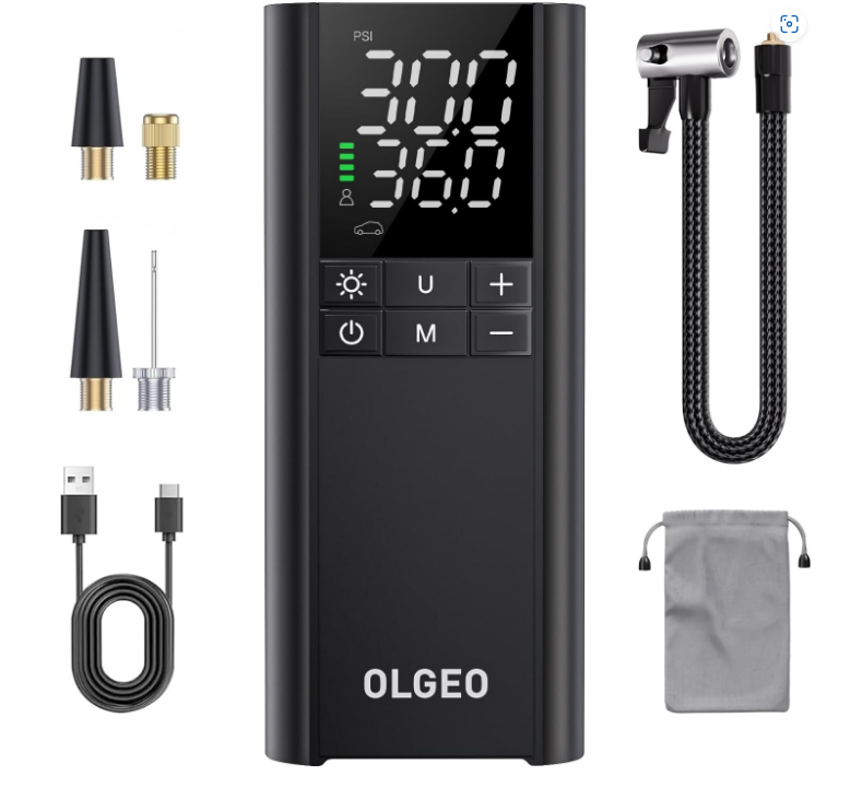 New Tire Inflator Portable Air Compressor, 170PSI Cordless Air Pump, 4X Faster Air Compressor