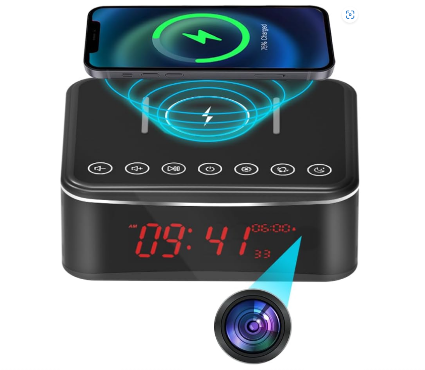 New Hidden Camera Motion Activated/Stronger Night Vision/160°View Angle/4K,Spy Camera camaras