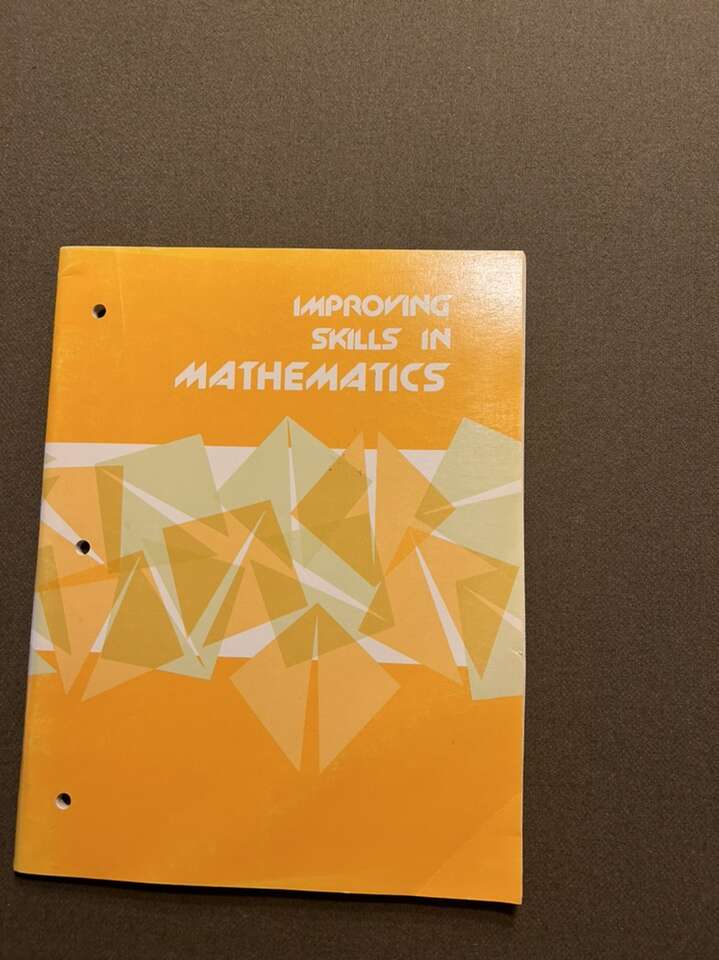 Improving Skills in Mathematics Booklet