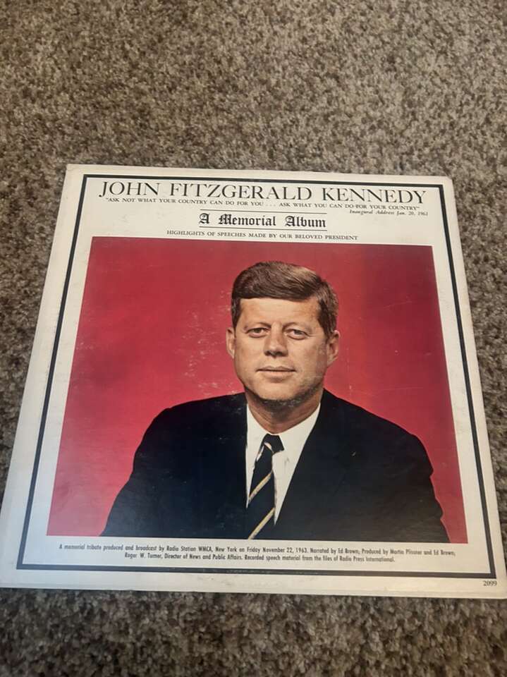 John Fitzgerald Kennedy Memorial Album Vinyl