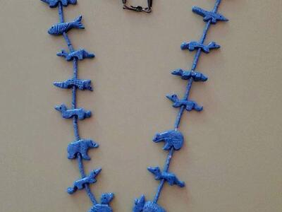 Lapis Necklace from Peru (Vintage)