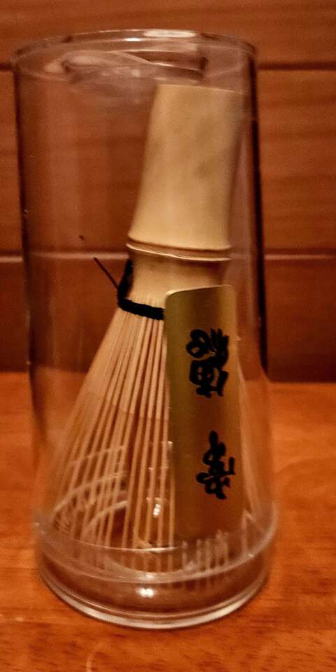 Two Traditional Bamboo Whisks for Matcha Tea