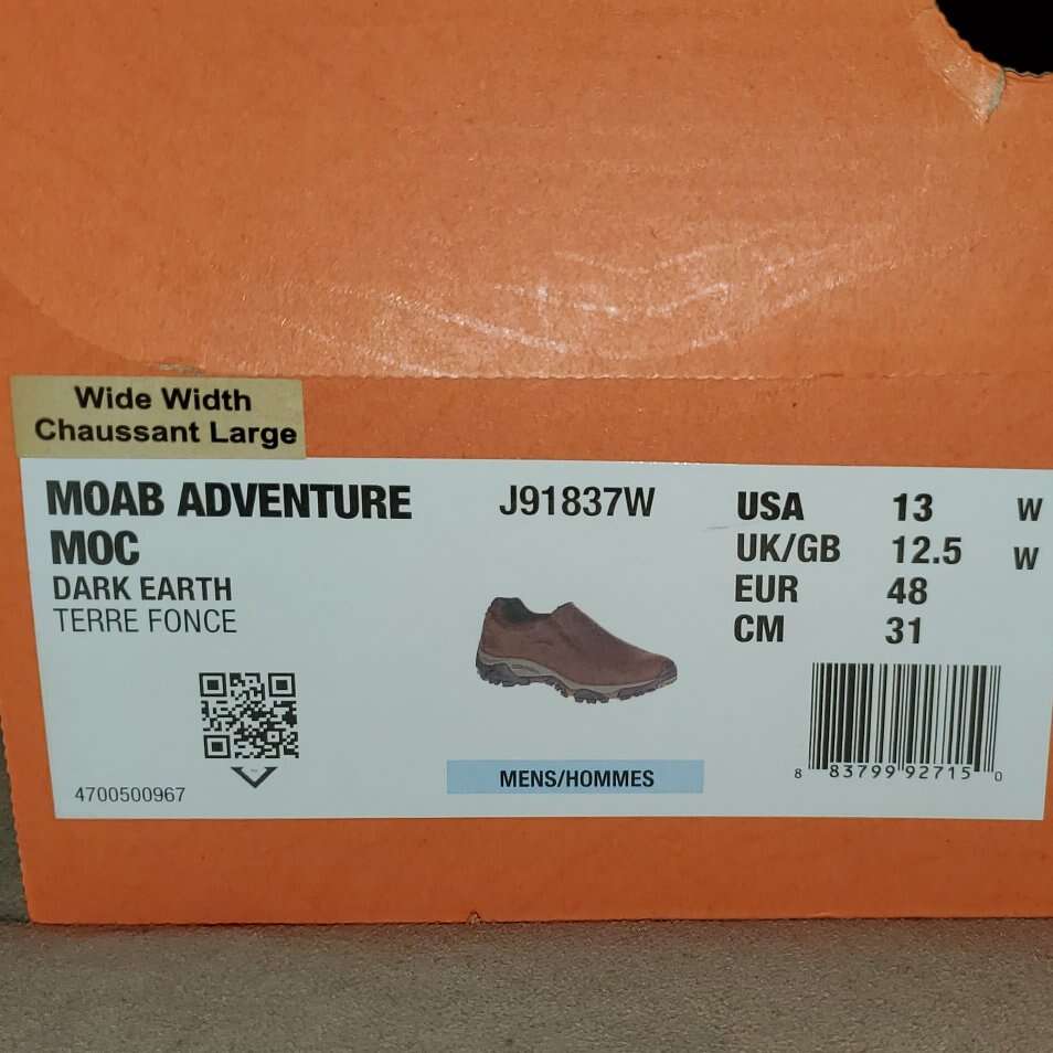 Merrell Moab Adventure Mocs size 13W