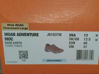 Merrell Moab Adventure Mocs size 13W
