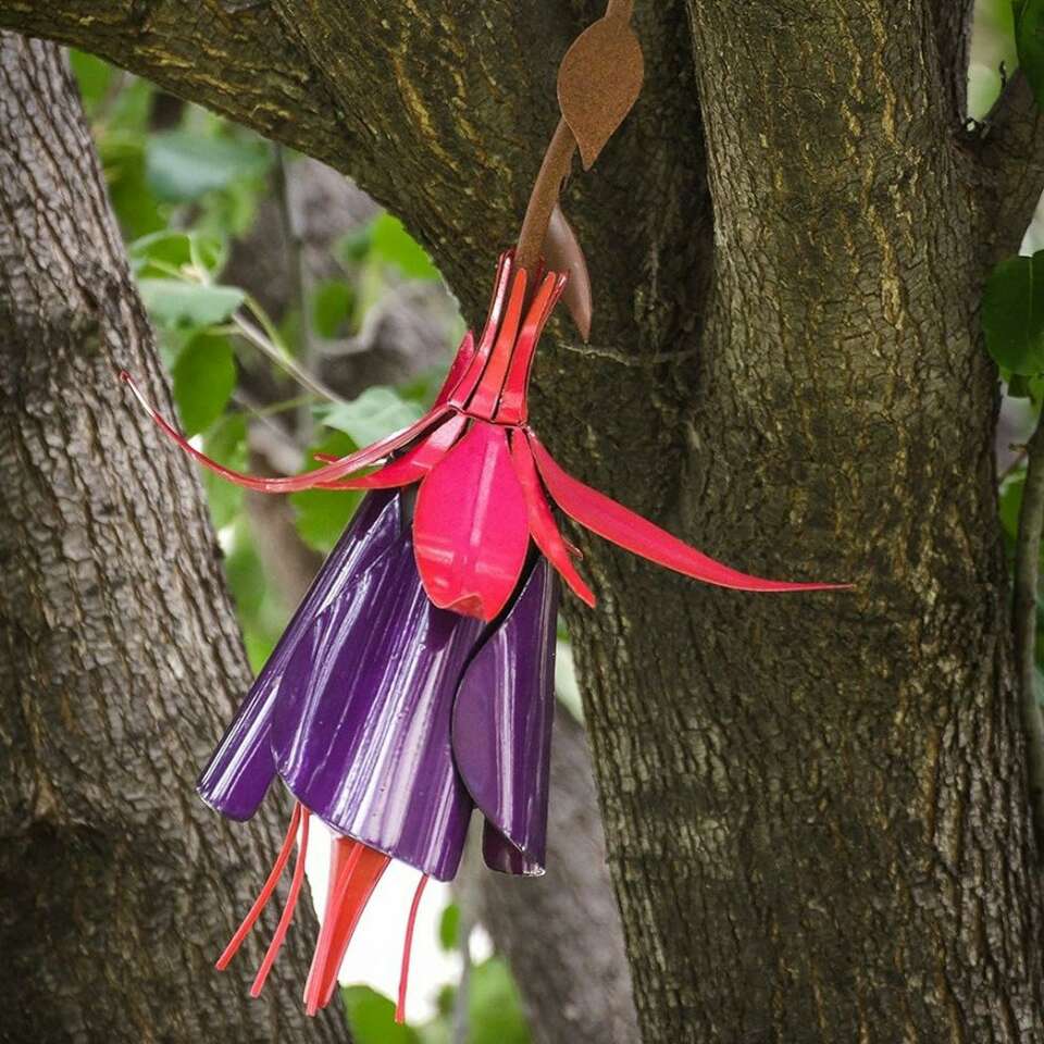 Desert Steel Hummingbird Feeder