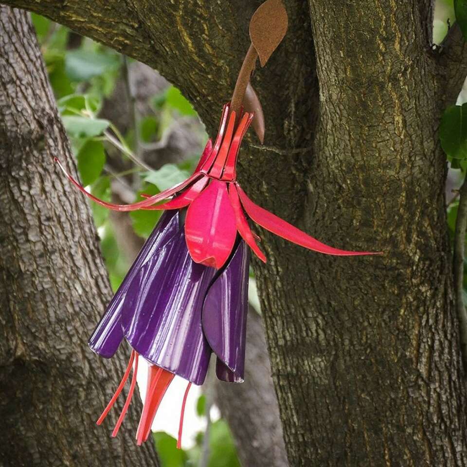 Desert Steel Hummingbird Feeder
