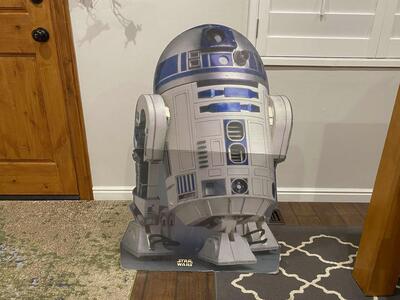 Star Wars R2-D2 cardboard standee