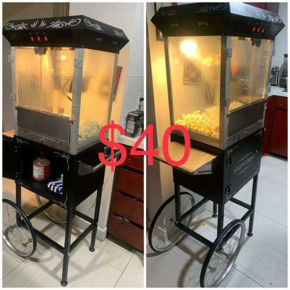 Large popcorn machine for rent